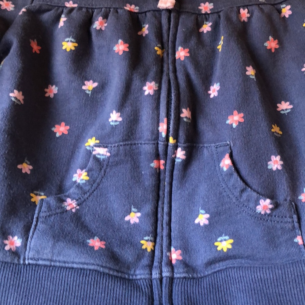 2 Piece Bundle Set Baby Girls Clothes Sz 12 Months; Pants & Hoodie Jacket - Picture 9 of 13